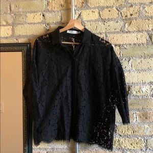 Robert Rodriguez Lace Blouse